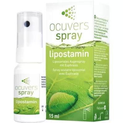 OCUVERS spray ocular de lipostamina com Euphrasia, 15 ml