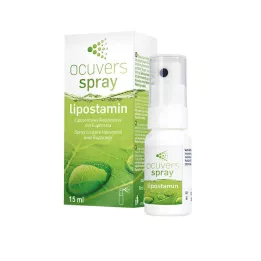 OCUVERS spray ocular de lipostamina com Euphrasia, 15 ml