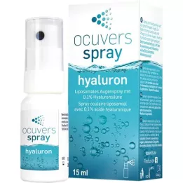 OCUVERS Spray de hialuron para os olhos com hialuron, 15 ml