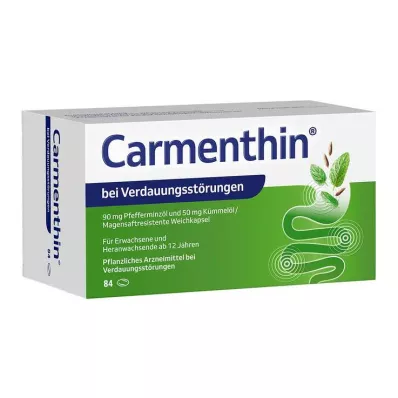 CARMENTHIN para distúrbios digestivos msr.soft capsules, 84 unid CARMENTHIN para distúrbios digestivos msr.soft capsules, 84 unid