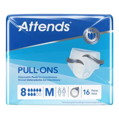 Atende Pull-Ons 8 médios, 16 peças