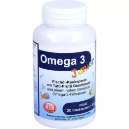 OMEGA-3 Junior Berco Chewable Capsules, 120 cápsulas