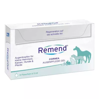 REMEND Gel de tratamento da córnea para cães/gatos/cavalos, 6X3 ml