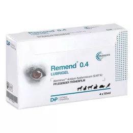 REMEND Lubrigel para cão/gato/cavalo, 4X10 ml