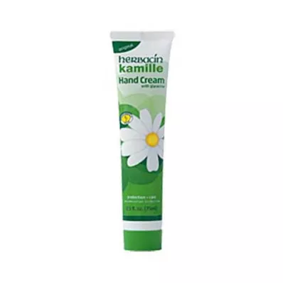 HERBACIN creme de mãos de camomila, tubo original, 75 ml