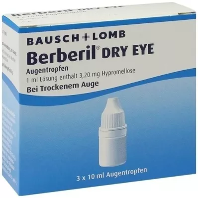 BERBERIL Colírio para olhos secos, 3X10 ml