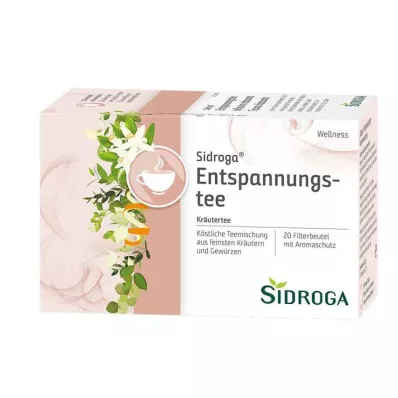 SIDROGA Bolsa de filtro para chá de relaxamento Wellness, 20X1,75 g SIDROGA Bolsa de filtro para chá de relaxamento Wellness, 20X1,75 g