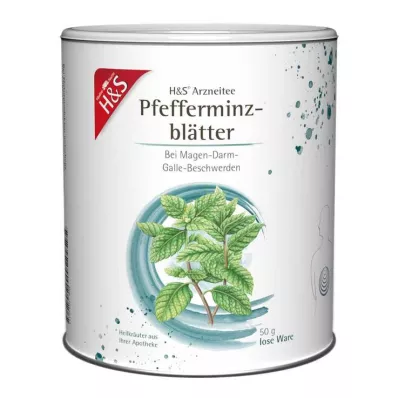 H&S Folhas de hortelã-pimenta soltas, 50 g H&S Folhas de hortelã-pimenta soltas, 50 g