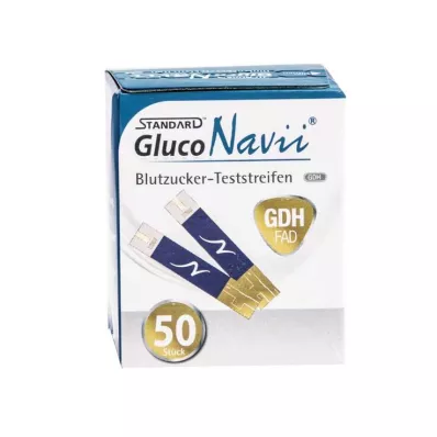SD GlucoNavii GDH Tiras de teste de glucose no sangue, 1X50 pcs