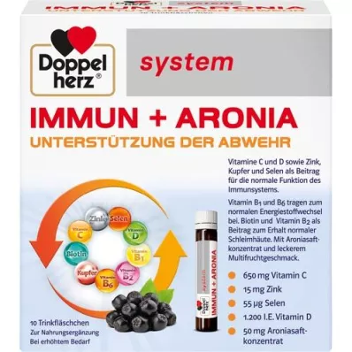 DOPPELHERZ Ampolas do sistema Immun+Aronia, 10 unid