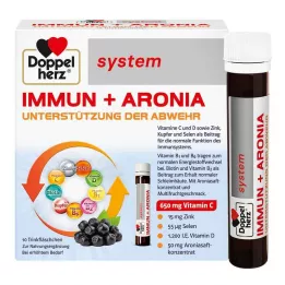 Ampolas Doppelherz system Immune+Aronia, 10 unid