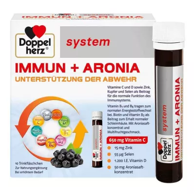 Ampolas Doppelherz system Immune+Aronia, 10 unid Ampolas Doppelherz system Immune+Aronia, 10 unid