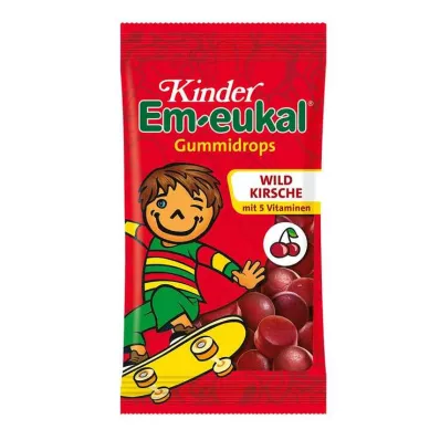 EM-EUKAL Pastilhas elásticas para crianças com adição de açúcar, cereja selvagem, 75 g EM-EUKAL Pastilhas elásticas para crianças com adição de açúcar, cereja selvagem, 75 g