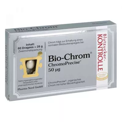 BIO-CHROM ChromoPrecise 50 μg Pharma Nord comprimidos revestidos, 60 unidades BIO-CHROM ChromoPrecise 50 μg Pharma Nord comprimidos revestidos, 60 unidades