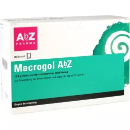 MACROGOL AbZ Plv.z.Her.e.Lsg.z.Einnehmen, 20 peças