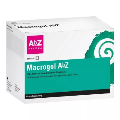 Macrogol AbZ pó para preparação de solução oral, 20 unid