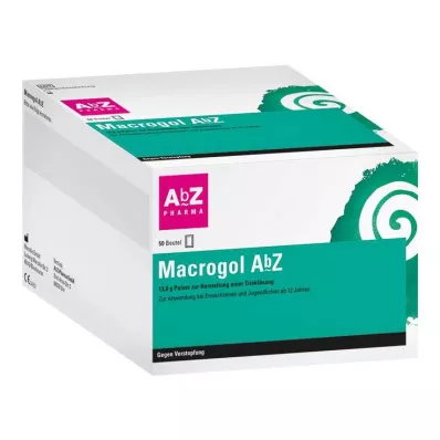 Macrogol AbZ pó para preparação de solução oral, 50 unid