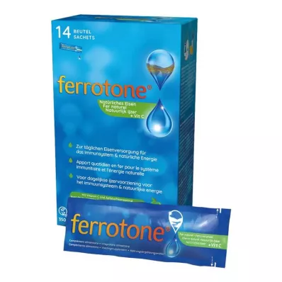FERROTONE Comprimidos de ferro com concentrado de maçã e vitamina C, 14X25 ml FERROTONE Comprimidos de ferro com concentrado de maçã e vitamina C, 14X25 ml