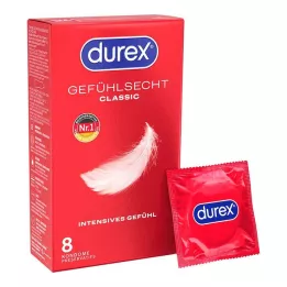 DUREX Preservativos sensíveis, 8 unid