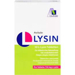 L-LYSIN Comprimidos de 750 mg, 30 unidades