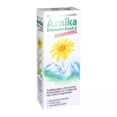 Fluido analgésico de arnica S do farmacêutico Dr. Imhoff, 500 ml