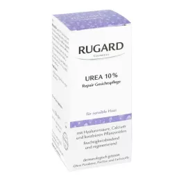 RUGARD Creme de cuidado facial reparador com ureia a 10%, 50 ml