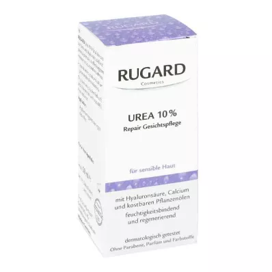 RUGARD Creme de cuidado facial reparador com ureia a 10%, 50 ml