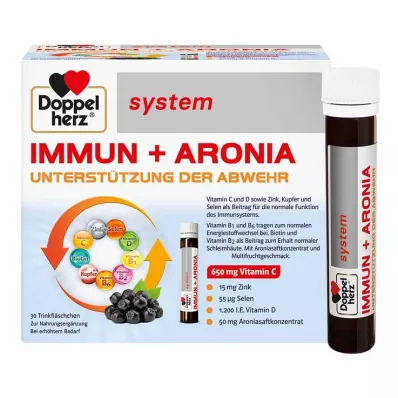 DOPPELHERZ Ampolas do sistema Immun+Aronia, 30 unid