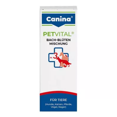 PETVITAL Bach Flowers No. 3 Globules vet., 10 g