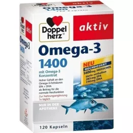 DOPPELHERZ Omega-3 1.400 Cápsulas, 120 Cápsulas