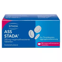 ASS STADA Comprimidos com revestimento entérico de 100 mg, 50 unidades