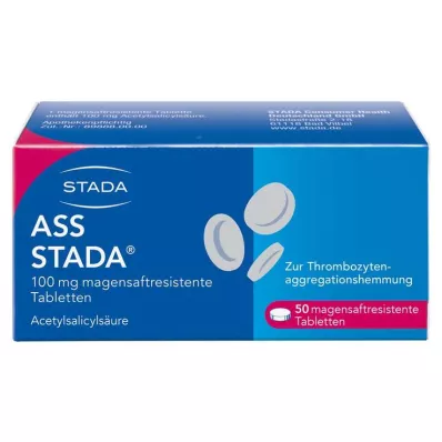 ASS STADA Comprimidos com revestimento entérico de 100 mg, 50 unidades ASS STADA Comprimidos com revestimento entérico de 100 mg, 50 unidades