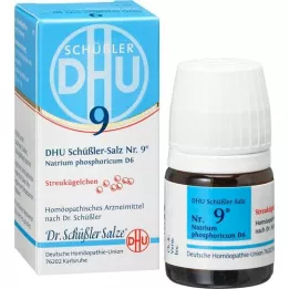 BIOCHEMIE DHU 9 Natrium phosphoricum D 6 glóbulos, 10 g