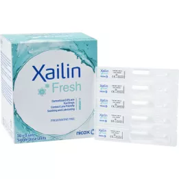 XAILIN Colírio fresco para os olhos, 30X0,4 ml