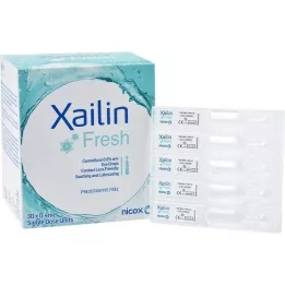 XAILIN Colírio fresco para os olhos, 30X0,4 ml