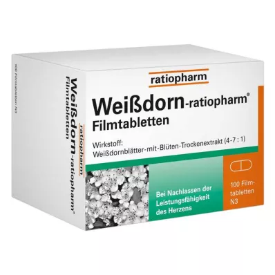 WEISSDORN-RATIOPHARM Comprimidos revestidos por película, 100 unidades