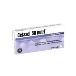 CEFASEL 50 nutri selénio em comprimidos, 60 unid