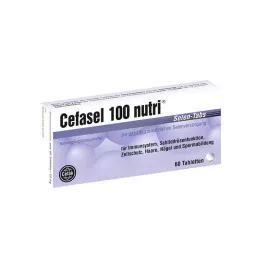 CEFASEL 100 nutri selénio em comprimidos, 60 unid
