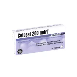 CEFASEL 200 nutri selénio em comprimidos, 60 unidades