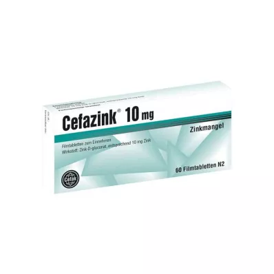 CEFAZINK Comprimidos revestidos por película de 10 mg, 60 unidades CEFAZINK Comprimidos revestidos por película de 10 mg, 60 unidades