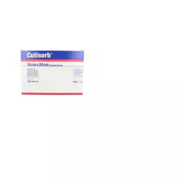 CUTISORB Pensos absorventes estéreis 10x20 cm, 25 unidades