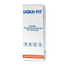 LIQUI FIT Saqueta de solução de açúcar líquido tropical, 12 unidades