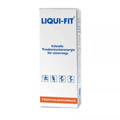 LIQUI FIT Saqueta de solução de açúcar líquido tropical, 12 unidades
