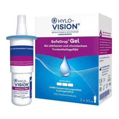 HYLO-VISION Colírio SafeDrop Gel, 2X10 ml HYLO-VISION Colírio SafeDrop Gel, 2X10 ml