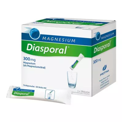 Grânulos para beber Magnésio Diasporal 300 mg, 50 unidades Grânulos para beber Magnésio Diasporal 300 mg, 50 unidades