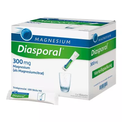 Grânulos para beber Magnésio Diasporal 300 mg, 100 unidades Grânulos para beber Magnésio Diasporal 300 mg, 100 unidades