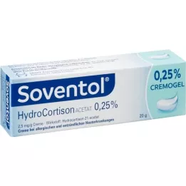 SOVENTOL Acetato de hidrocortisona 0,25% creme, 20 g