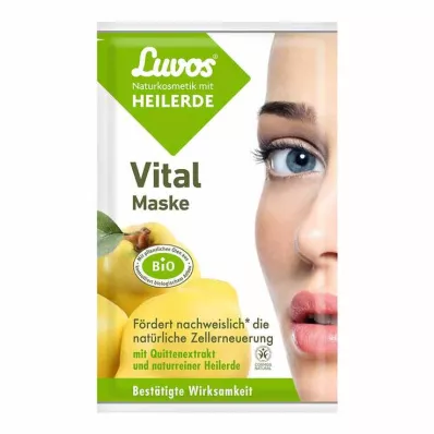Luvos Natural Cosmetics Máscara Vital de Argila Curativa, 2X7,5 ml