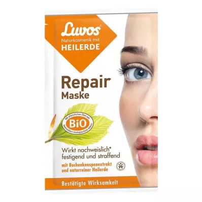Luvos Naturkosmetik Máscara reparadora de argila curativa, 2X7,5 ml Luvos Naturkosmetik Máscara reparadora de argila curativa, 2X7,5 ml