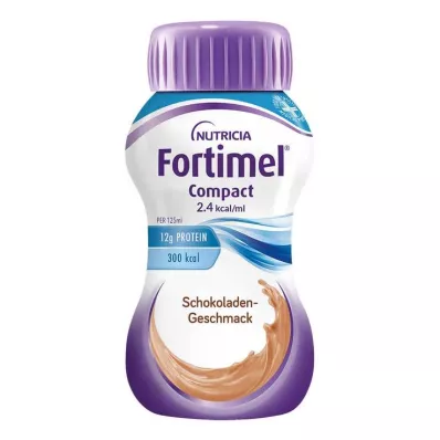 FORTIMEL Compacto 2.4 Sabor a chocolate, 4X125 ml